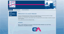 Desktop Screenshot of druckerei-boeckle.de